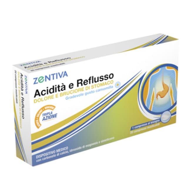 Zentiva Acidez Reflujo – 20 comprimidos