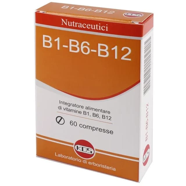 Vitaminas B1 B6 B12 Kos – 60 comprimidos