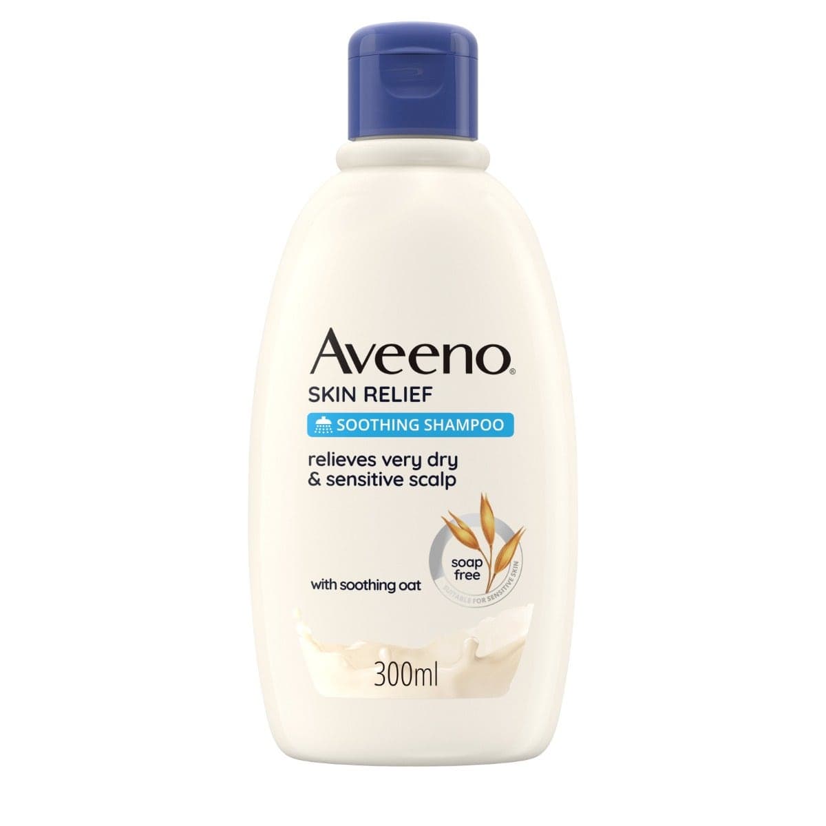 Aveeno Skin Relief Champú – 300 ml, cuero cabelludo seco