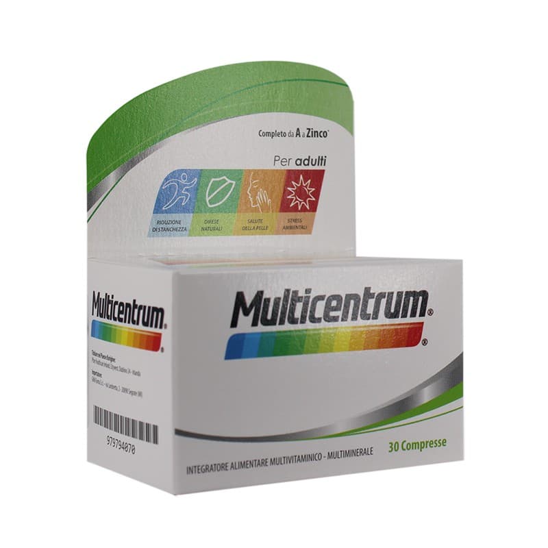Vitaminas + Minerales – 30 comprimidos | Multicentrum Adulti