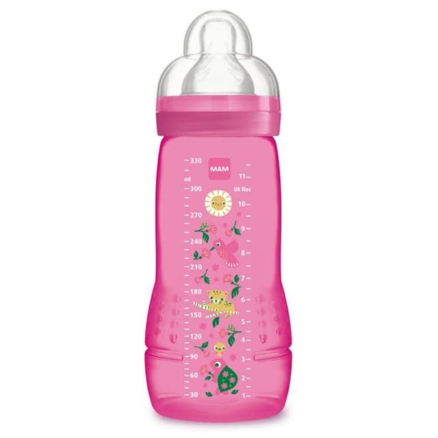 MAM Easy Active Biberón 330 ml – Diseño para niña