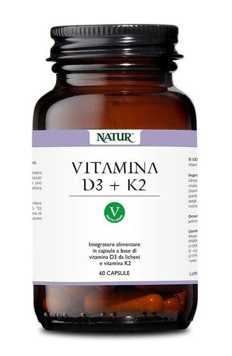 Vitamina D3+K2 Natur – 60 cápsulas