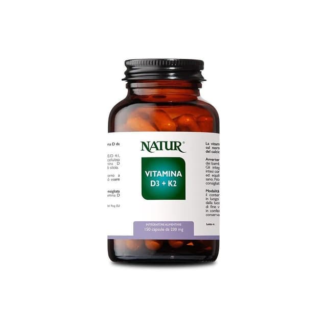 Vitamina D3+K2 – 150 cápsulas