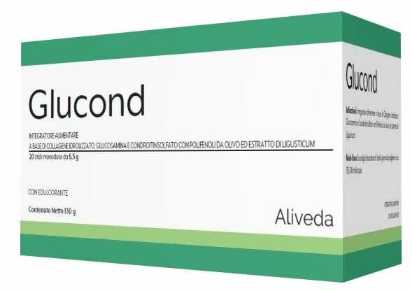Colágeno 2 g + Glucosamina – 20 sobres monodosis | Glucond