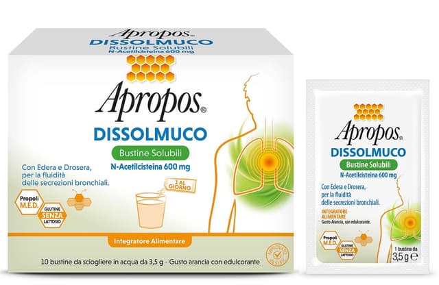 N-Acetilcisteína + Própolis – sobres solubles | Apropos Dissolmuco