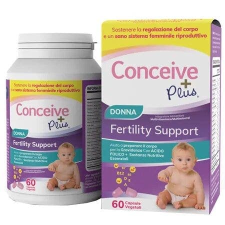 Ácido Fólico – 60 cápsulas | Conceive Plus Fertility Support Mujer