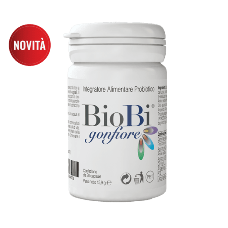 Hinojo + Probióticos con bacterias lácticas – 30 cápsulas | BioBi Hinchazón