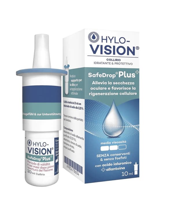 Hylovision Safe Drop Plus – Gotas oculares 10 ml