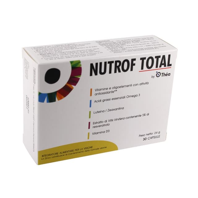 Nutrof Total Multivitaminas + Luteína – 30 cápsulas