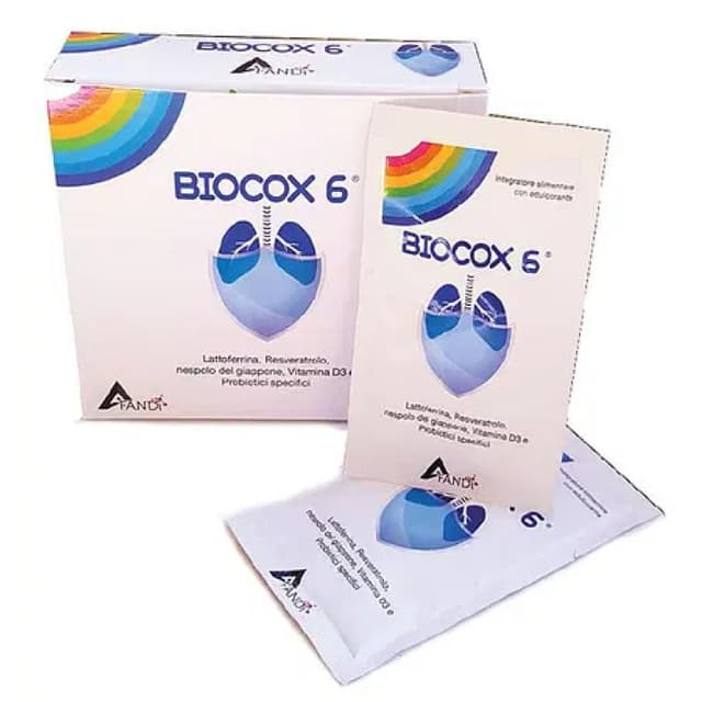 Biocox 6 Resveratrol 250 mg + Lactoferrina – 20 sobres