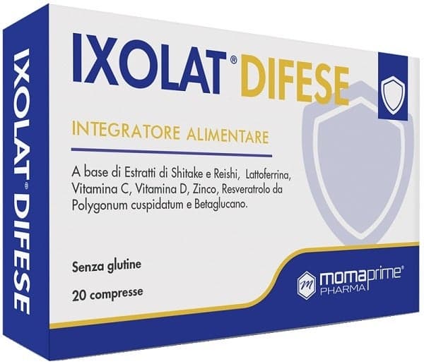 Lactoferrina + Vitamina C – 20 comprimidos defensas | IXOLAT Difese
