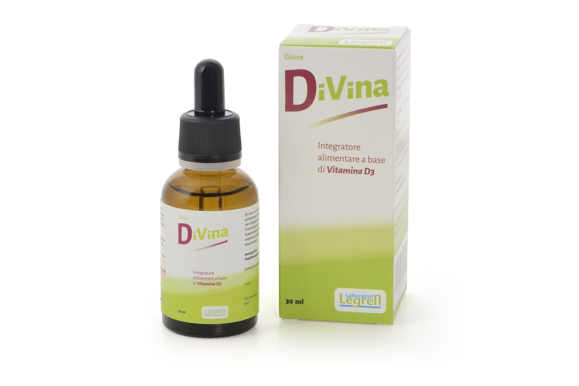Vitamina D3 2.000 UI – 30 ml gotas | Legren Divina Gocce