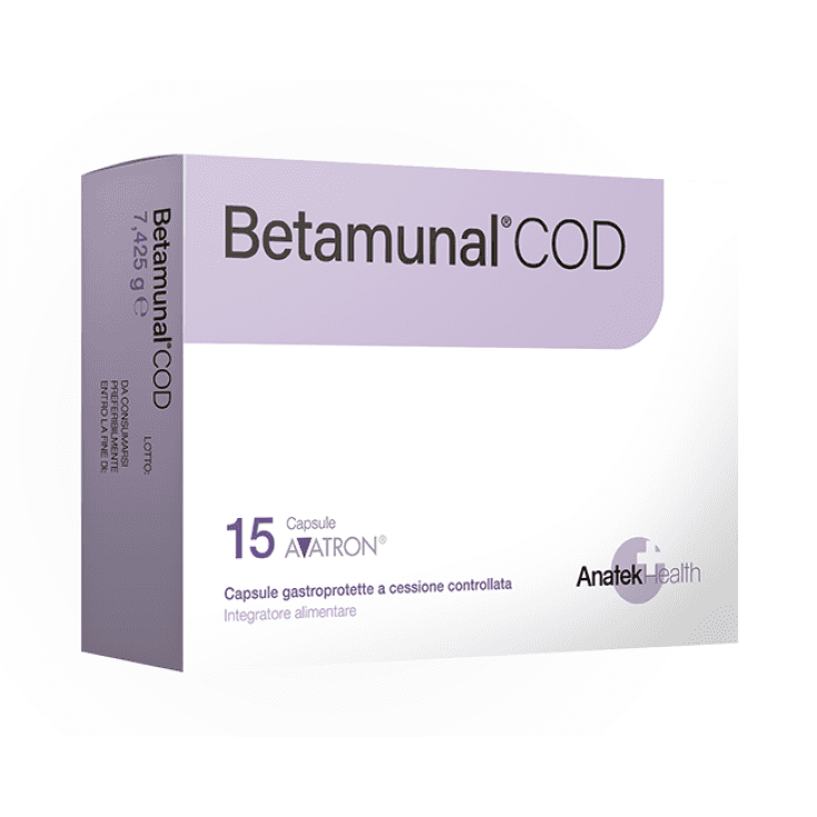 Beta-Glucano + Vitamina D3 – 15 cápsulas | Betamunal COD