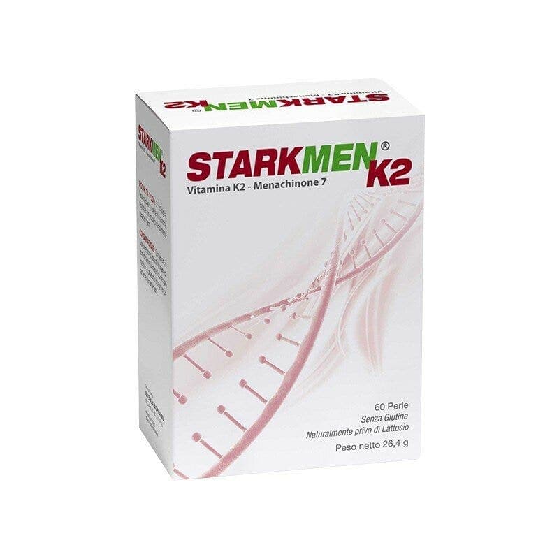 Vitamina K2 + Calcio – 60 cápsulas blandas | Starkmen K2