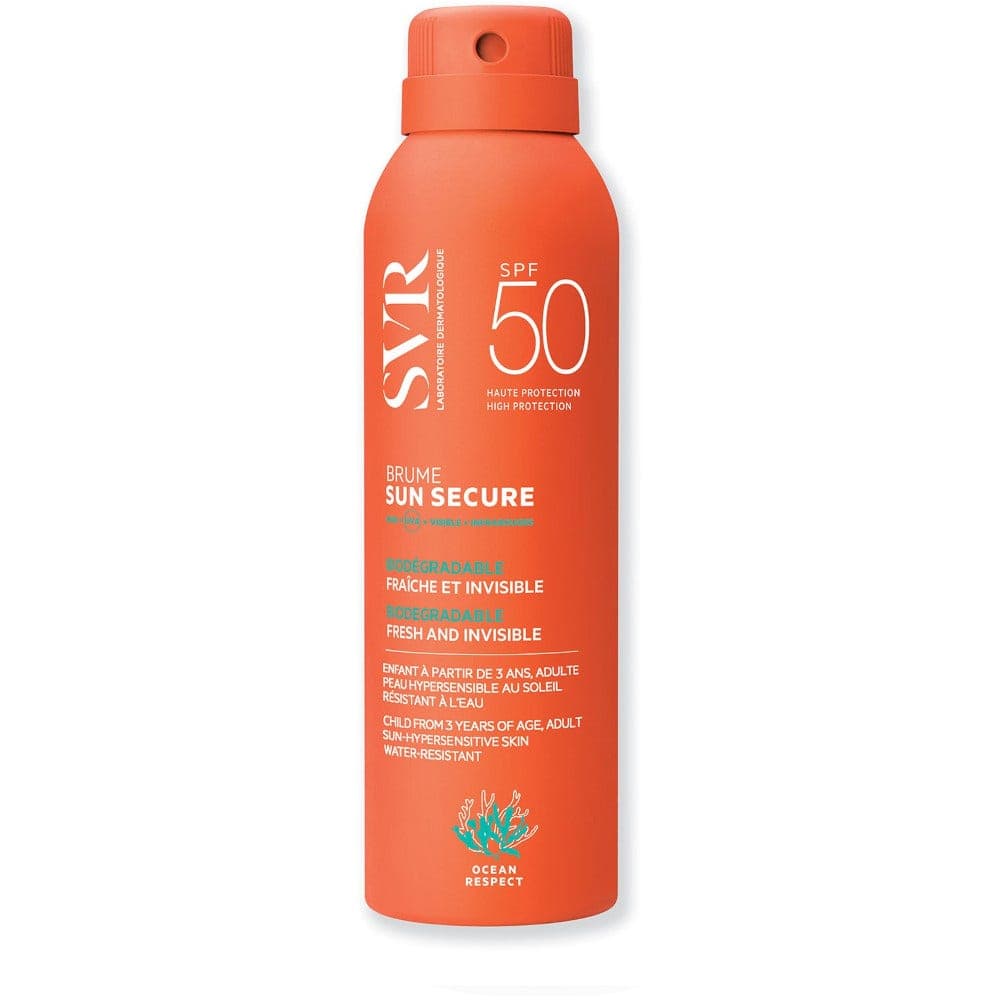 SVR Sun Secure Brume LSF 50+ – Spray solar cara y cuerpo, 200 ml