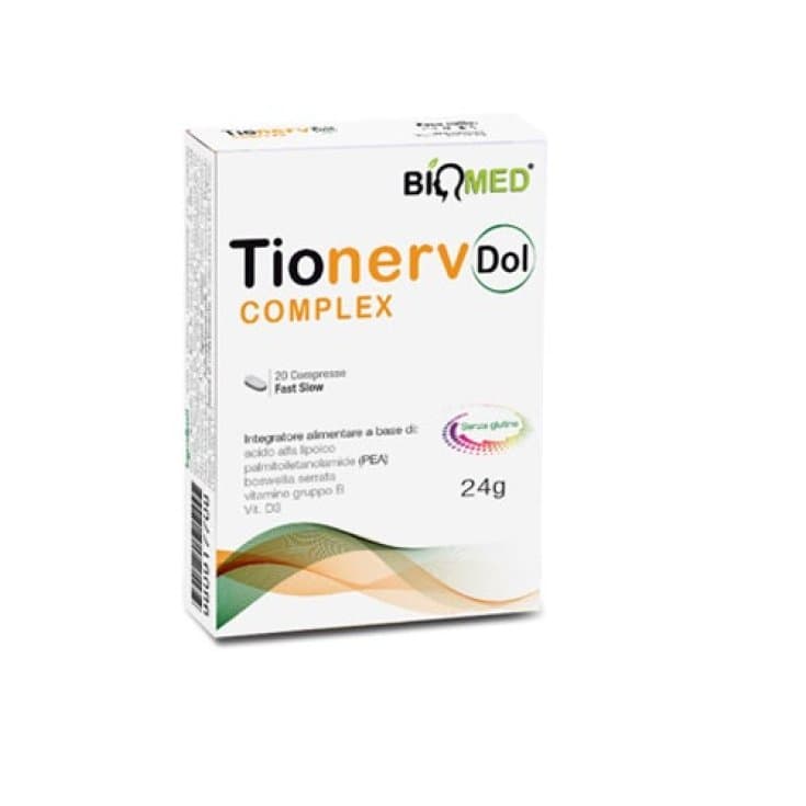 Ácido Alfa-Lipoico + PEA + Vitaminas B – 20 comprimidos | Tionerv Complex Dol