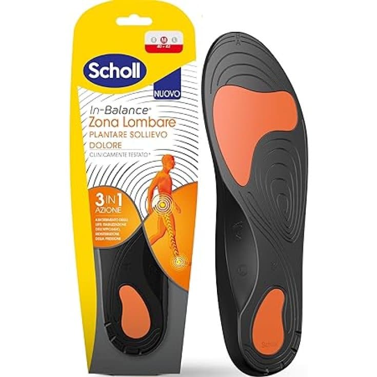 Scholl Plantillas para la zona lumbar, talla M – 2 unidades