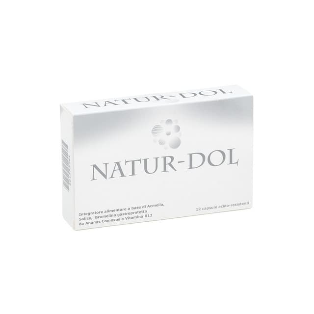 Natur-Dol – Bromelina 45 mg + Jengibre – 12 cápsulas