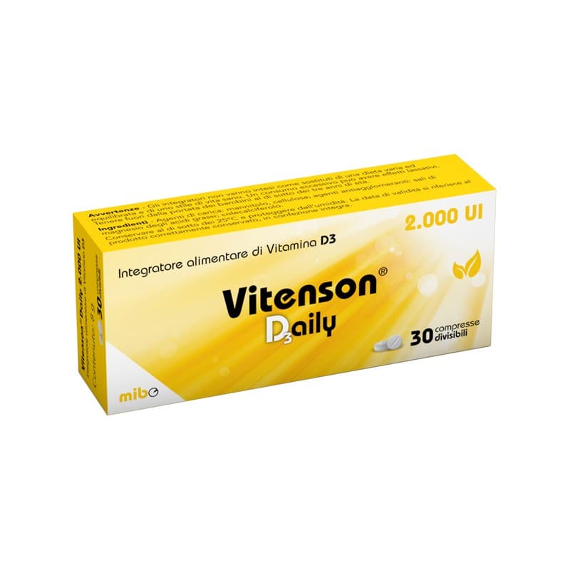 Vitenson Daily D3 2000 UI – Vitamina D3 – 30 comprimidos