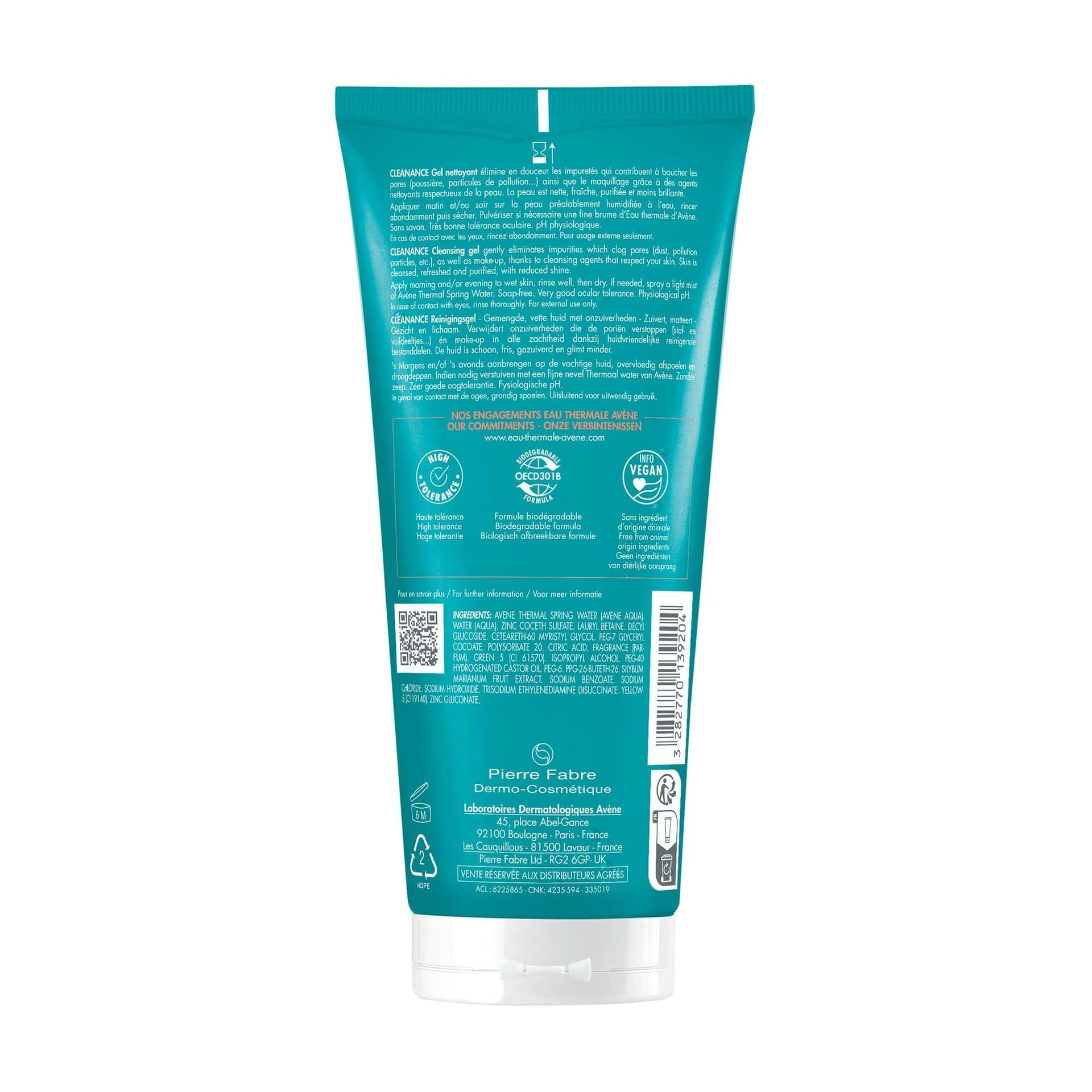Avène Cleanance Gel – Gel Limpiador 200 ml