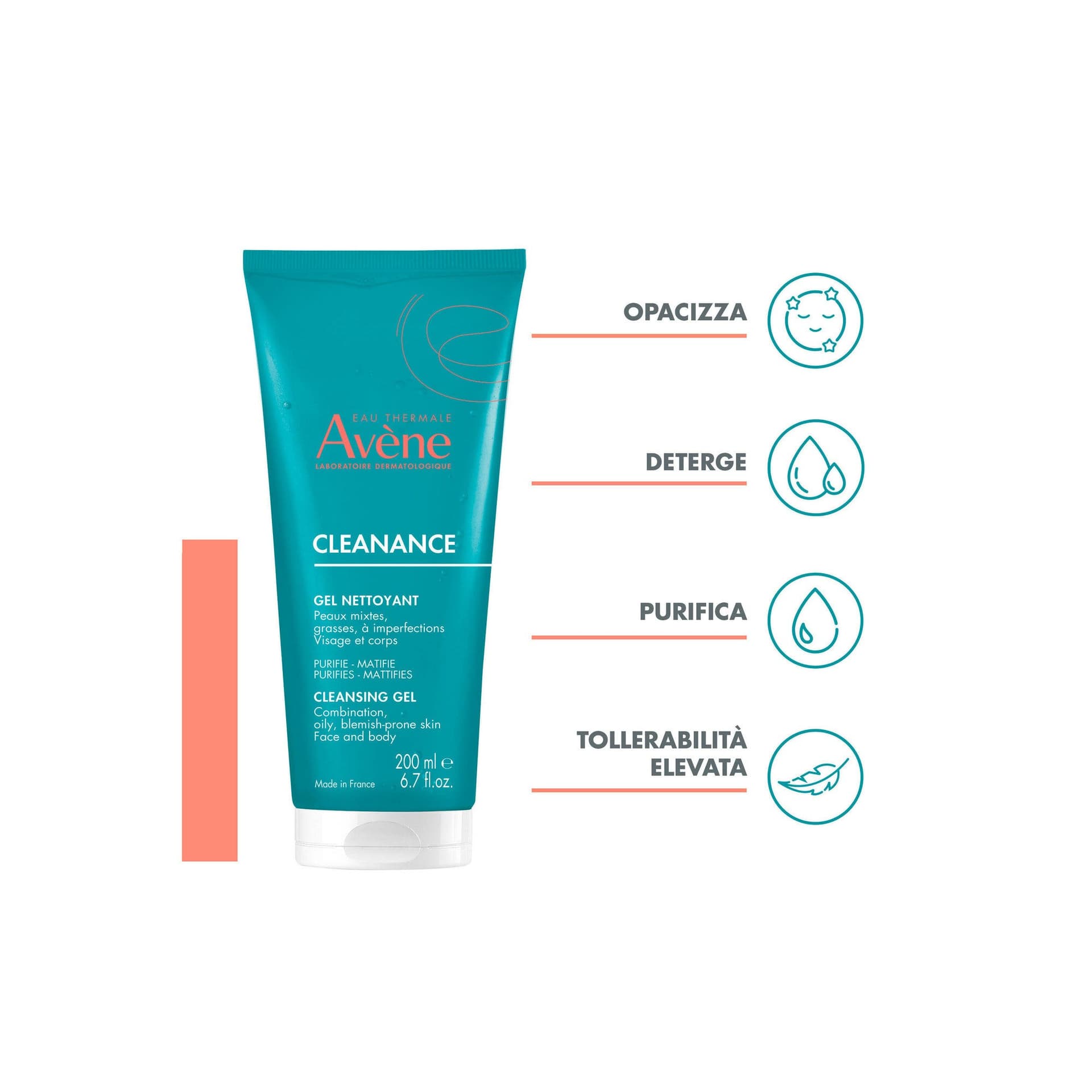 Avène Cleanance Gel – Gel Limpiador 200 ml