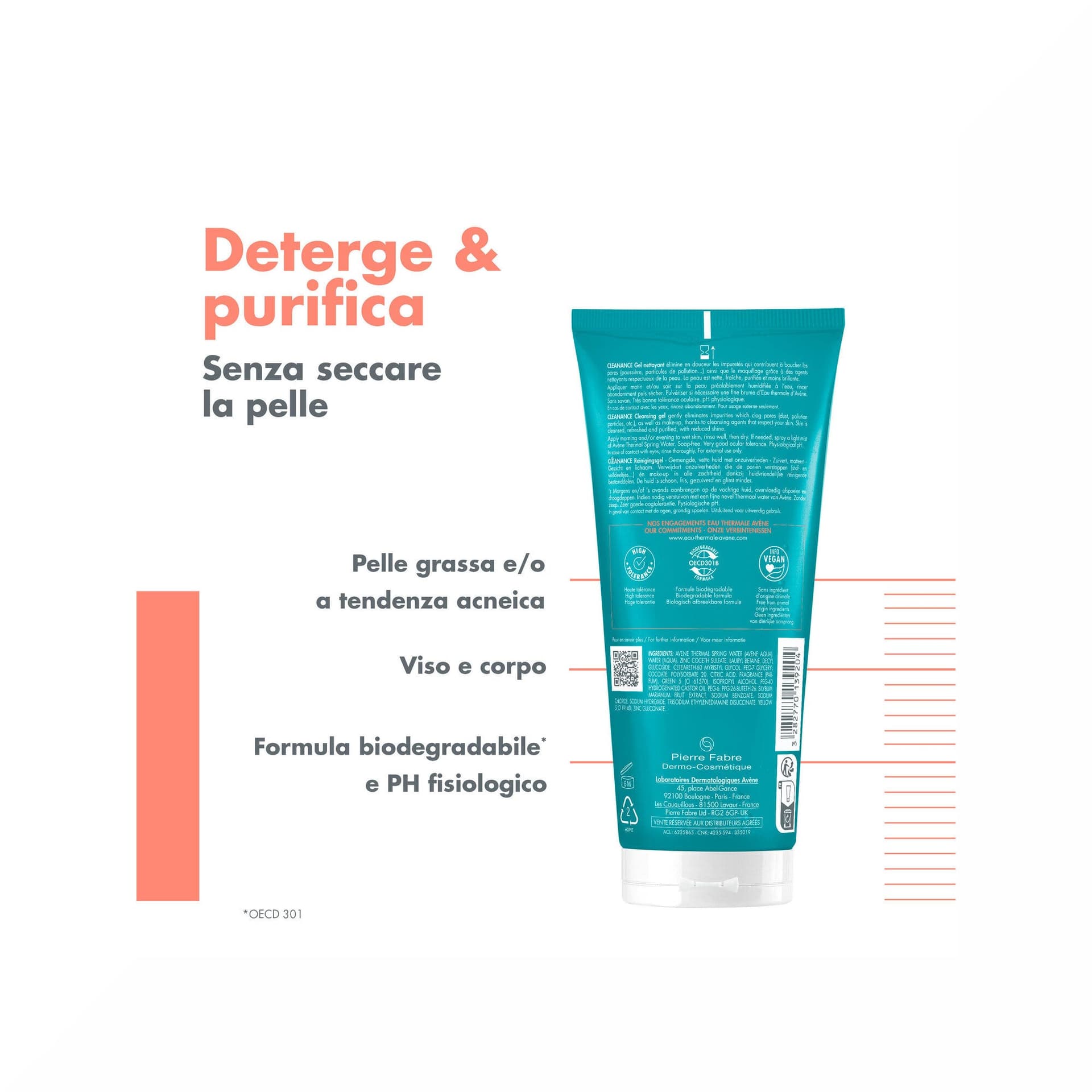 Avène Cleanance Gel – Gel Limpiador 200 ml