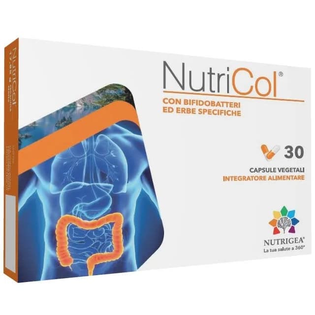 Nutricol Cáscara de semilla de zaragatona 450 mg + Probióticos – 30 cápsulas vegetales