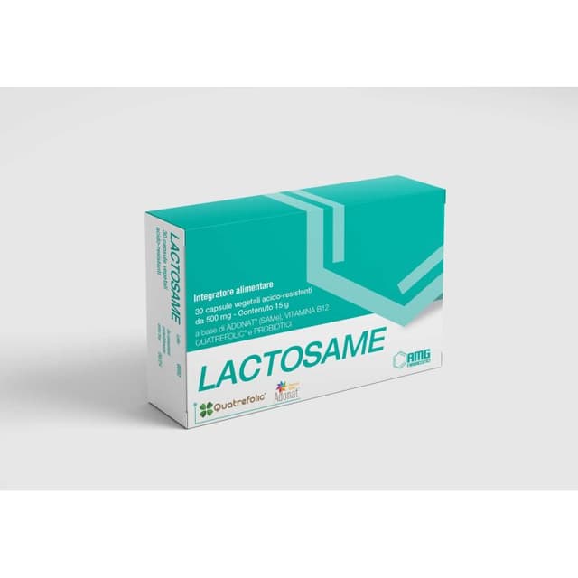 Lactosame – SAMe (S-adenosilmetionina) + L-metionina – 30 cápsulas