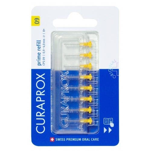 Curaprox CPS 09 Prime Cepillos Interdentales Amarillos – Recambio