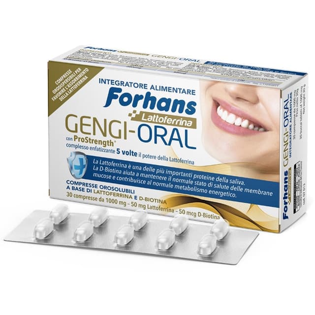 Forhans Lattoferrina Encías – 30 comprimidos para chupar