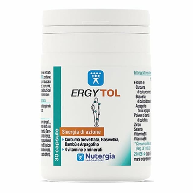 Cúrcuma 240 mg + Incienso (Boswellia) – 30 cápsulas | Ergytol