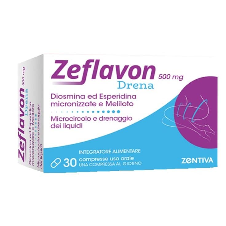 Diosmina + Hesperidina + Meliloto – 30 comprimidos | Zeflavon Drena