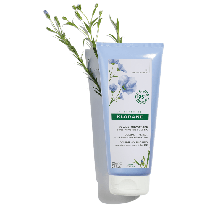 Klorane Bálsamo de Linaza – 200 ml para cabello fino