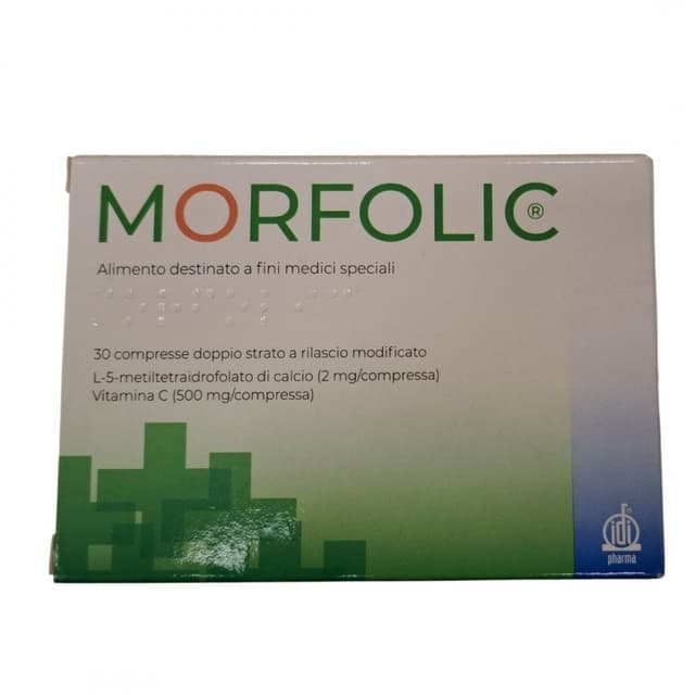 Vitamina C 500 mg + Ácido fólico – 30 comprimidos | Morfolic
