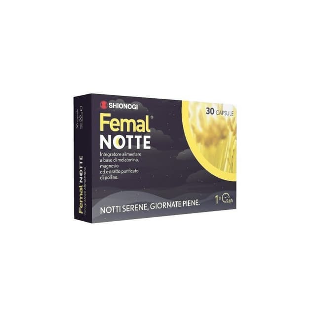 Isoflavonas de soja – 30 cápsulas Noche | Femal Notte