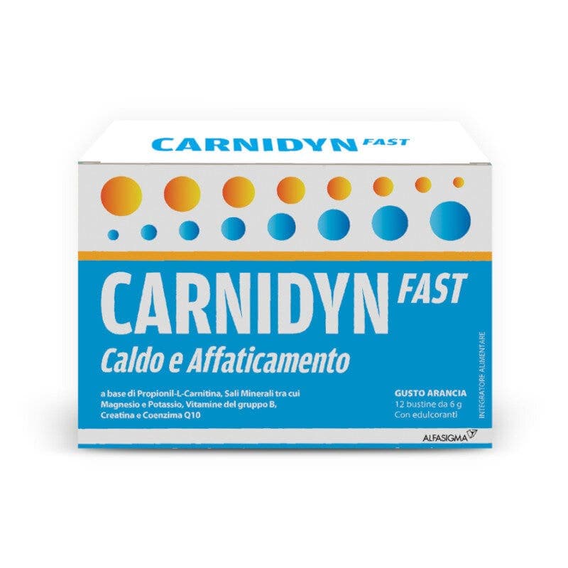 Carnidyn Fast – 12 sobres con Propionil-L-carnitina