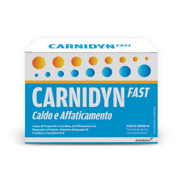Carnidyn Fast – 12 sobres con Propionil-L-carnitina