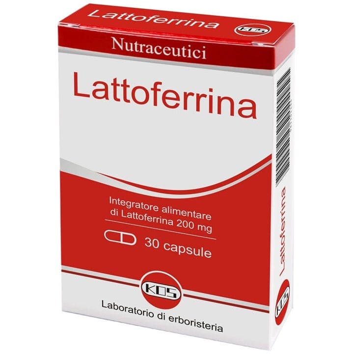 Lattoferrin 200 mg – Complemento alimenticio, 30 cápsulas