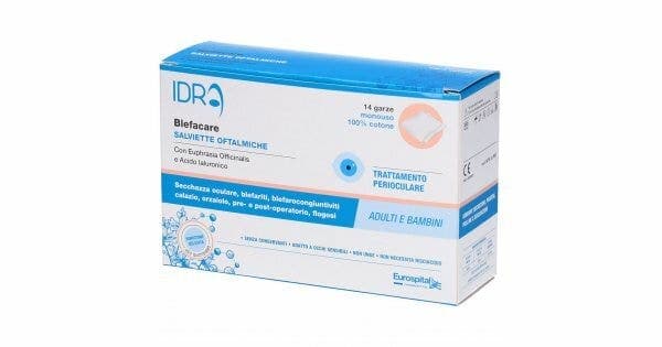 Blefacare Idra – Toallitas de Higiene para Párpados, 14 unidades