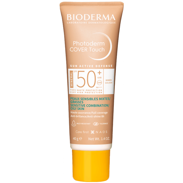 Bioderma Photoderm Cover Touch Mineral Doré – SPF 50+ polvo compacto