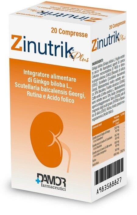 Zinutrik Plus – 20 comprimidos