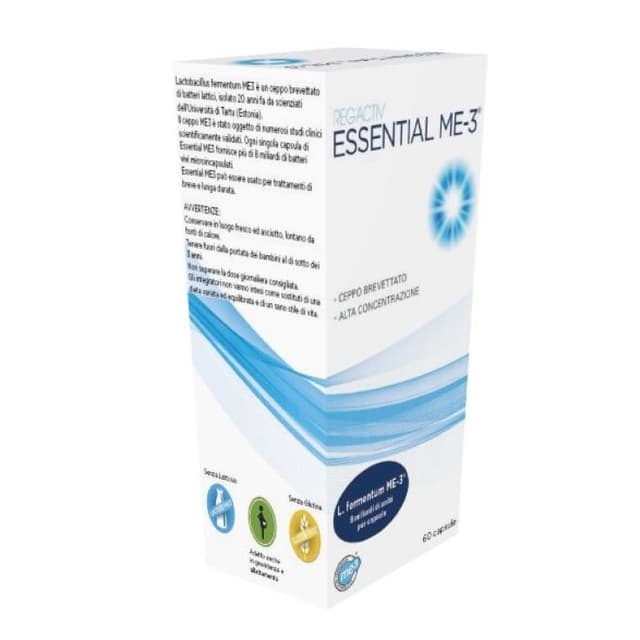 Probióticos con bacterias lácticas – 60 cápsulas | Essential Regactive ME 3