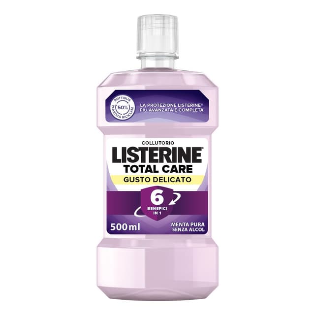 Listerine Total Care Sensitive – Enjuague bucal suave sin alcohol
