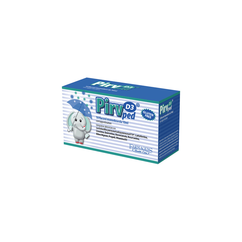Lactoferrina + Própolis + Vitamina D3 – 10 ampollas | Pirv D3 Ped
