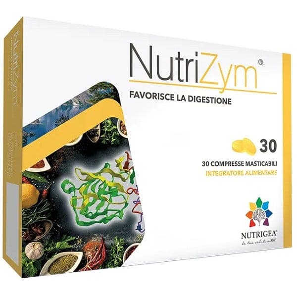 Enzimas + Hinojo + Melisa – 30 comprimidos masticables | Nutrizym