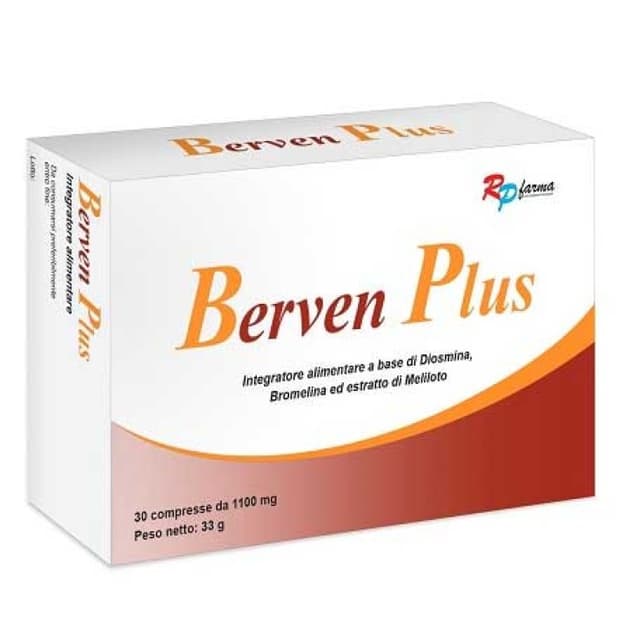 Diosmina 1.000 mg + Meliloto – 30 comprimidos | Berven Plus