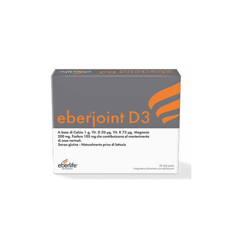 Eberjoint D3 – Magnesio 200 mg + Vitamina D – 20 sobres