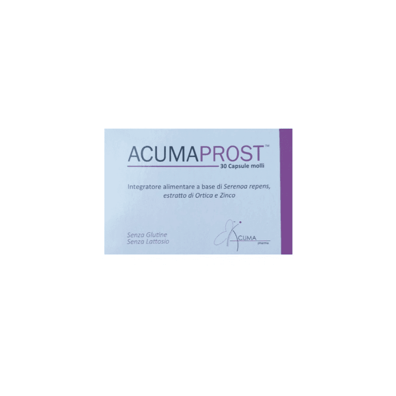 Acumaprost – 30 cápsulas blandas | Serenoa repens + Zinc
