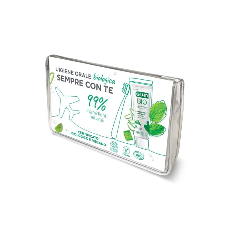 GUM Travel Kit Bio – Set de viaje para la higiene bucal