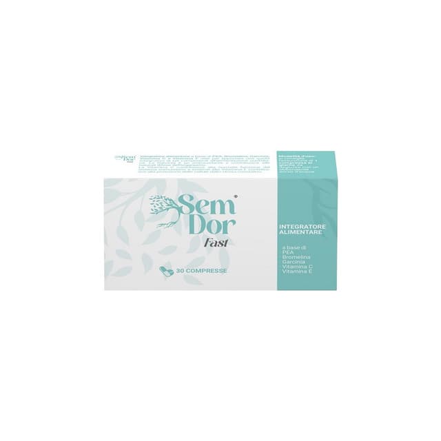 Palmitoiletanolamida (PEA) 300 mg + Bromelina – 30 comprimidos | Semdor Fast